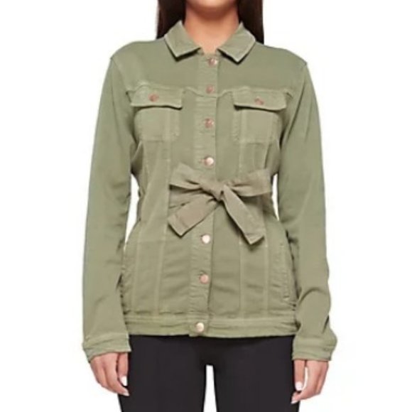 Lola Jeans Gabby Jacket with Tie Belt   9084 - Picture 1 of 3